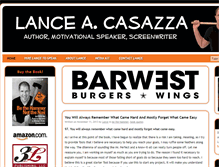 Tablet Screenshot of lancecasazza.com
